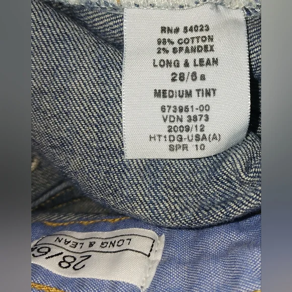 "Gap" Jeans Size 28/6a - Picture 9 of 14